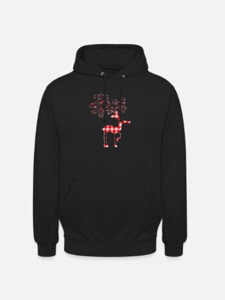 Rentier - Unisex Hoodie - Schwarz
