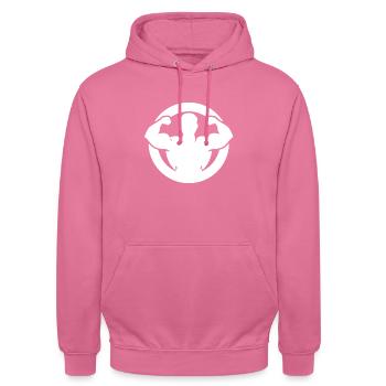 strong - Unisex Hoodie - Pink - Vorne - Alina (178cm) & Michal (187cm)