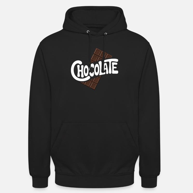 Chocolat - Cool Sweets Logo - Sweat-shirt à capuche unisexe - noir