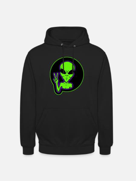 Étranger - Sweat-shirt à capuche unisexe - noir
