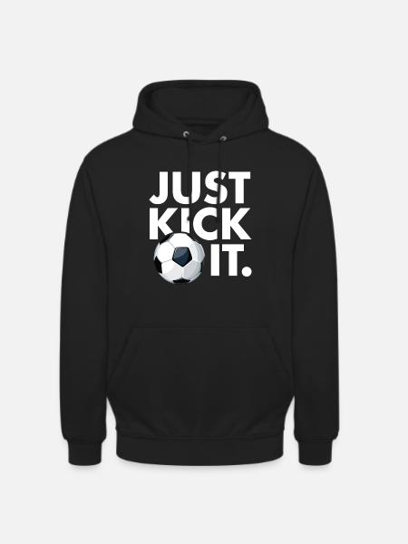 Einfach kick it - Unisex Hoodie - Schwarz
