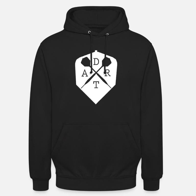 Cadeau de dards - Sweat-shirt à capuche unisexe - noir
