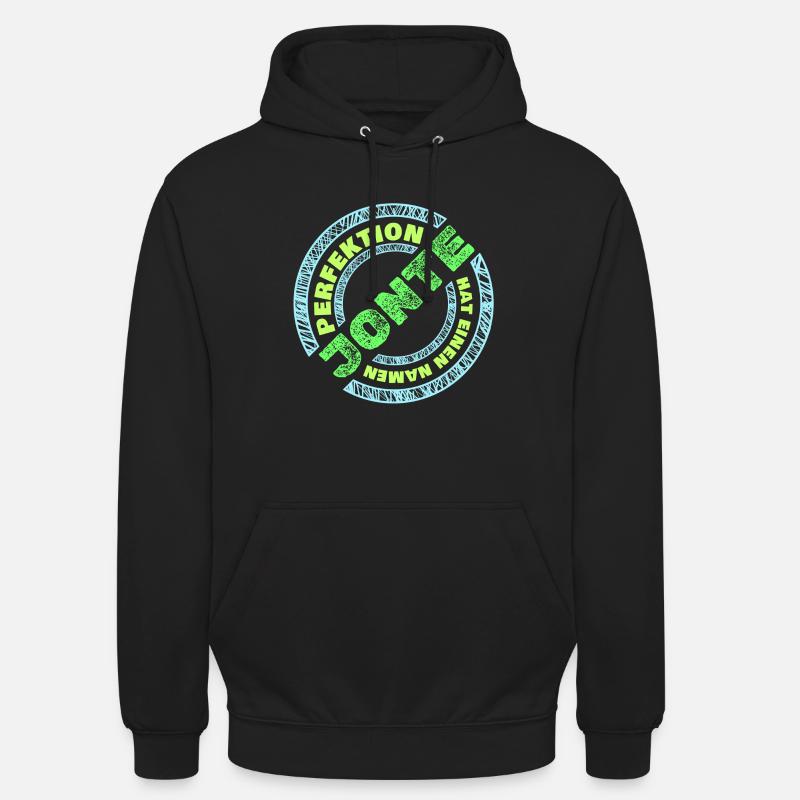 Jonte Jonte - Sweat-shirt à capuche unisexe - noir