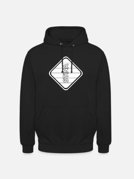 Prénom Stina - Sweat-shirt à capuche unisexe - noir