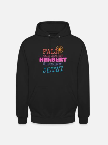 First name Herbert - Unisex Hoodie - black