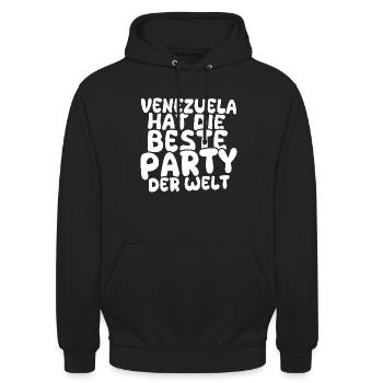 Venezuela as a holiday destination - Unisex Hoodie - black - Front - Alina (178cm) & Michal (187cm)