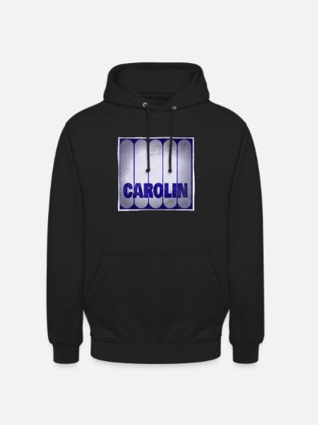 Carolin - Sweat-shirt à capuche unisexe - noir