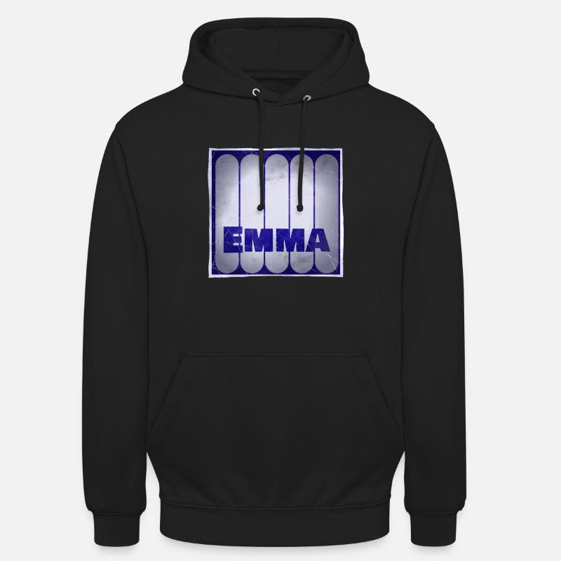Name Emma Geschenkidee - Unisex Hoodie - Schwarz