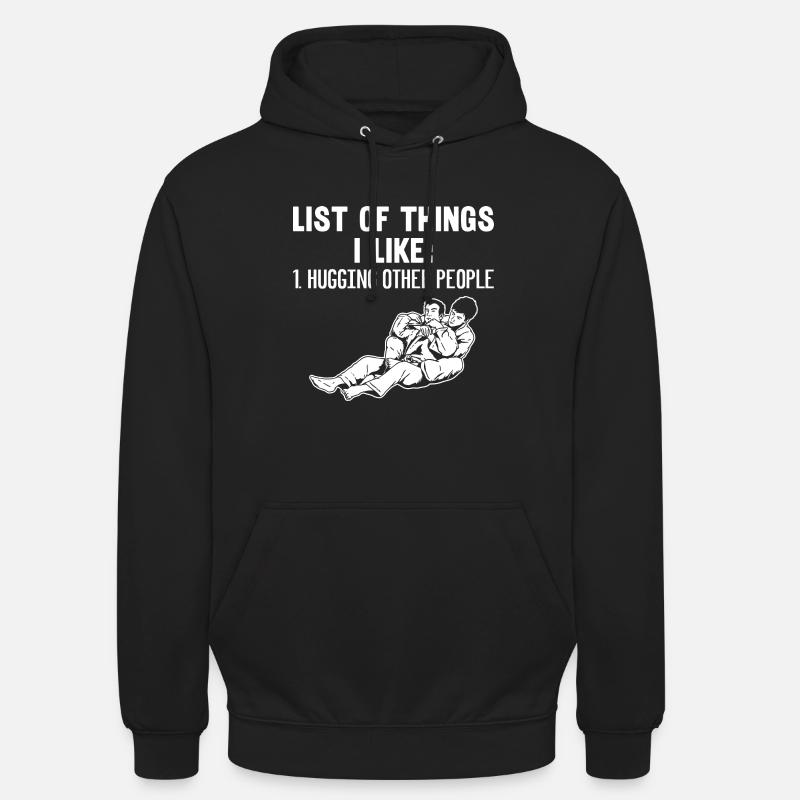 BJJ Jiu-Jitsu Brésilien - Sweat-shirt à capuche unisexe - noir