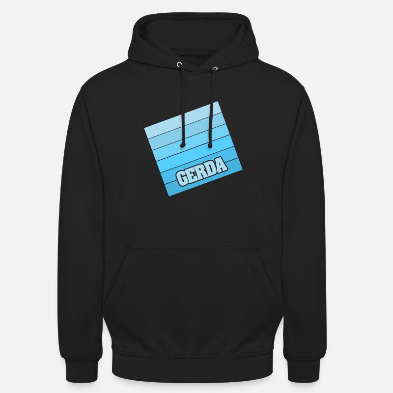 Cadeau pour Gerda - Sweat-shirt à capuche unisexe - noir