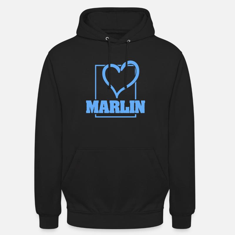 Célibataire Marlin - Sweat-shirt à capuche unisexe - noir