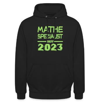 Math 2023 - Unisex Hoodie - black - Front - Alina (178cm) & Michal (187cm)