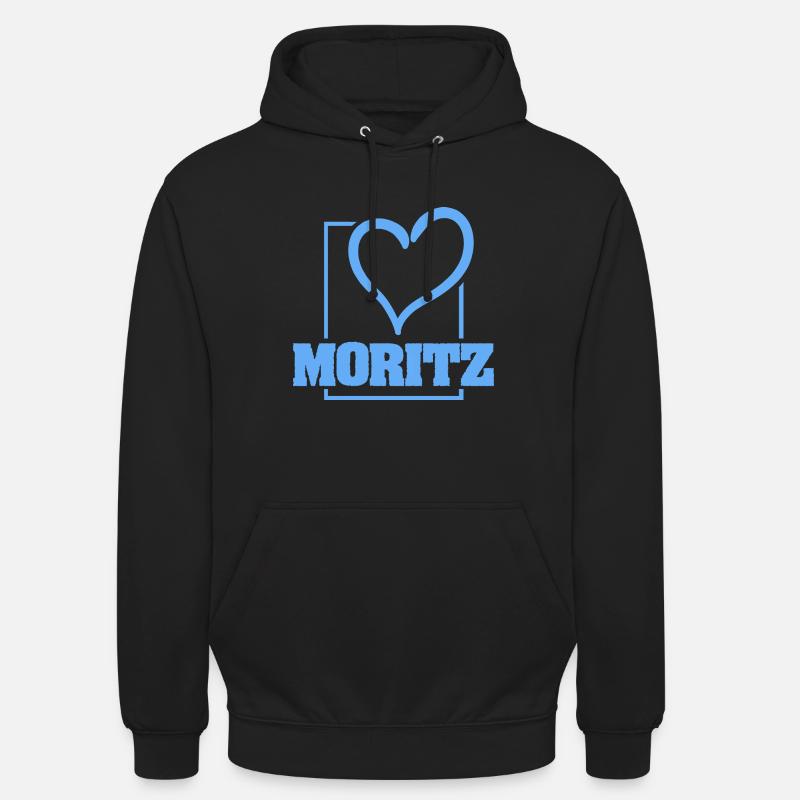 Cadeau pour Moritz - Sweat-shirt à capuche unisexe - noir
