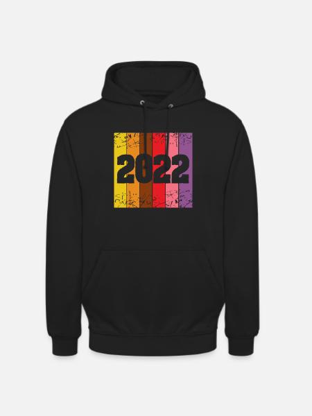 Millésime 2022 - Sweat-shirt à capuche unisexe - noir