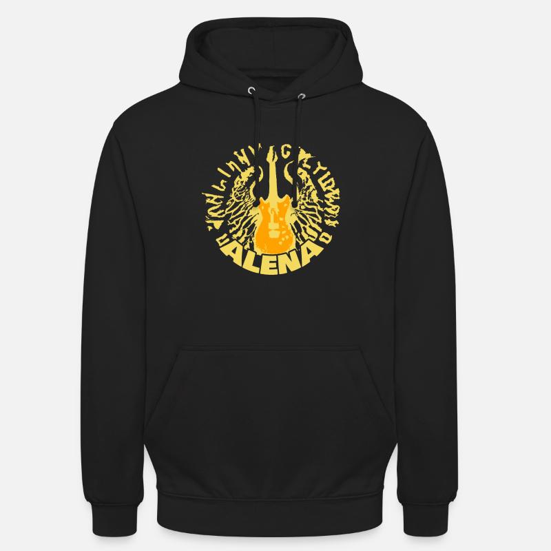 Alena - Sweat-shirt à capuche unisexe - noir