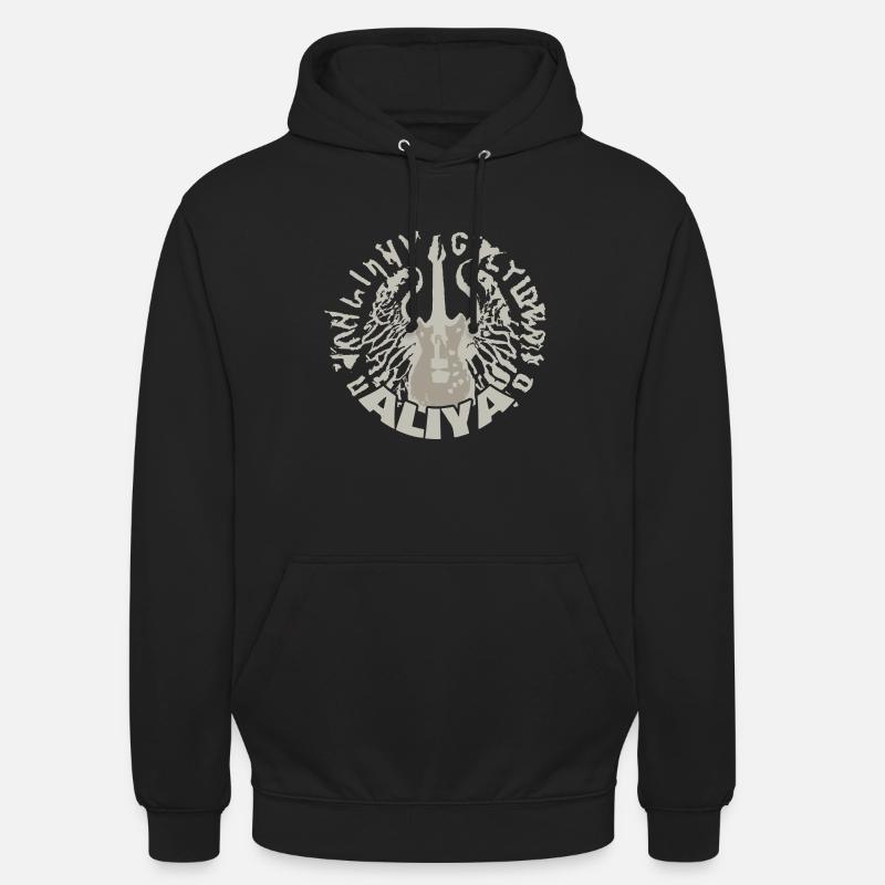 Aliya - Sweat-shirt à capuche unisexe - noir