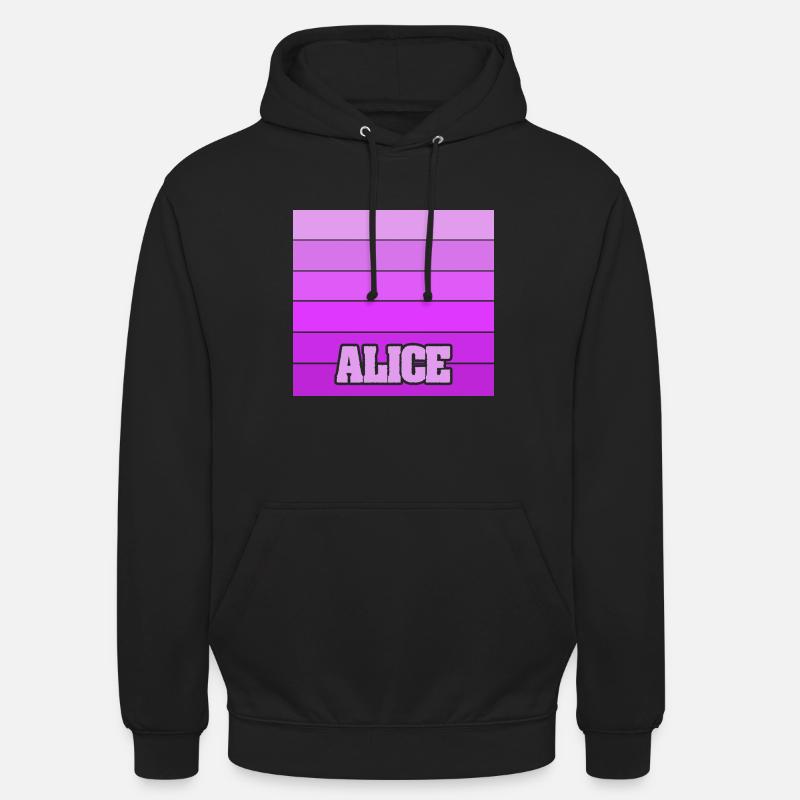 Gift for Alice - Unisex Hoodie - black