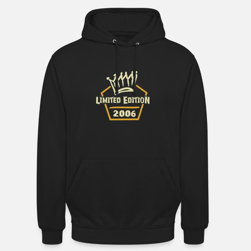 2006 - Sweat-shirt à capuche unisexe - noir