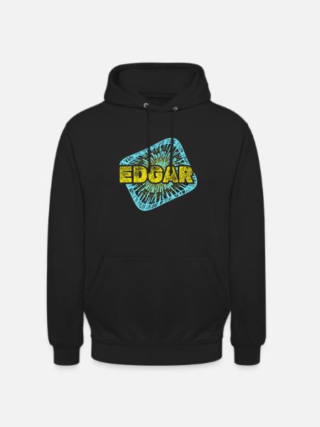 Edgar - Unisex Hoodie - Schwarz