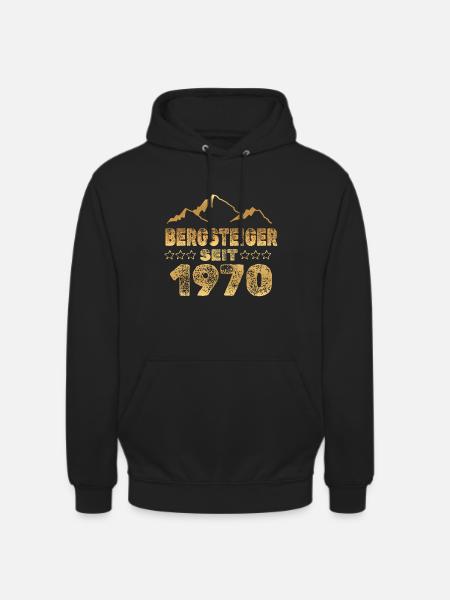 1970 - Unisex Hoodie - Schwarz