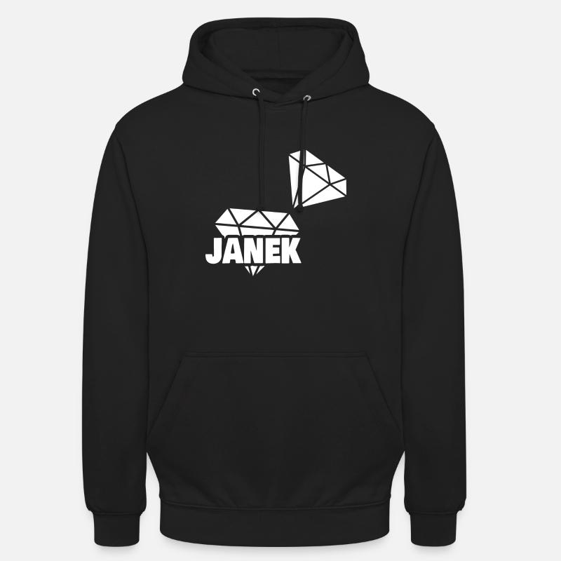 Janek : Precious - Sweat-shirt à capuche unisexe - noir