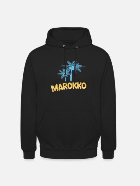 Morocco as Morocco - Unisex Hoodie - black
