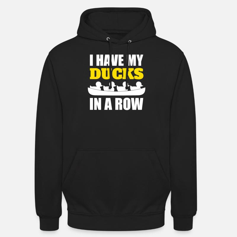 Rowing Crew Funny Rowing - Unisex Hoodie - black