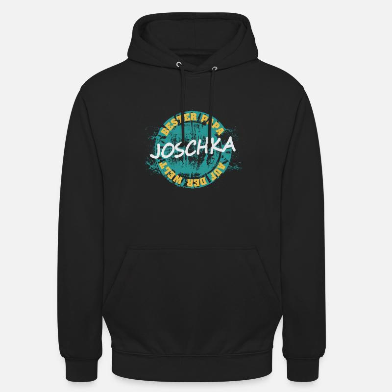 Joschka - Sweat-shirt à capuche unisexe - noir