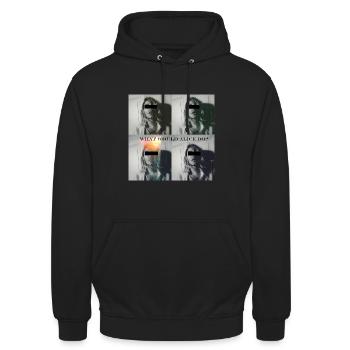 What would Alice do? #2 - Unisex Hoodie - Schwarz - Vorne - Alina (178cm) & Michal (187cm)