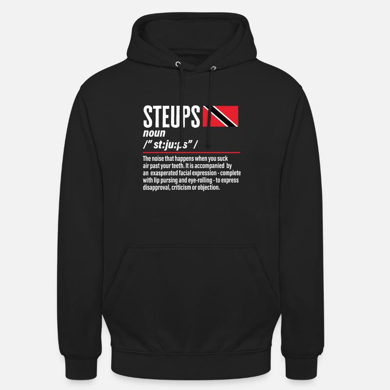 Drapeau de Trinité-et-Tobago - Sweat-shirt à capuche unisexe - noir