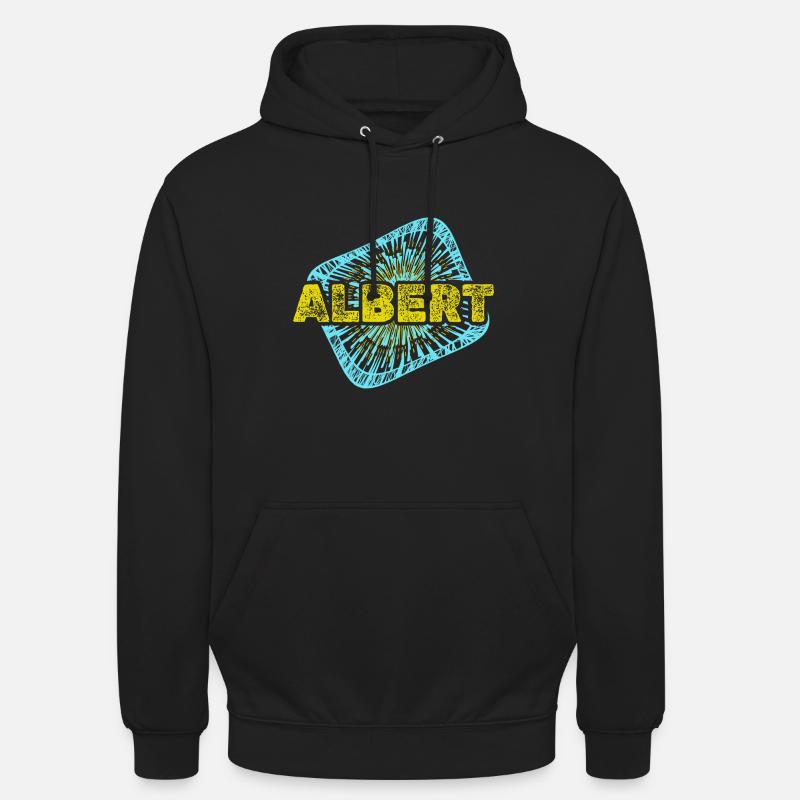 Albert als Freizeit - Unisex Hoodie - Schwarz