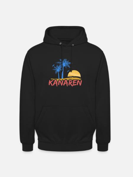 Canary Islands Beach - Unisex Hoodie - black