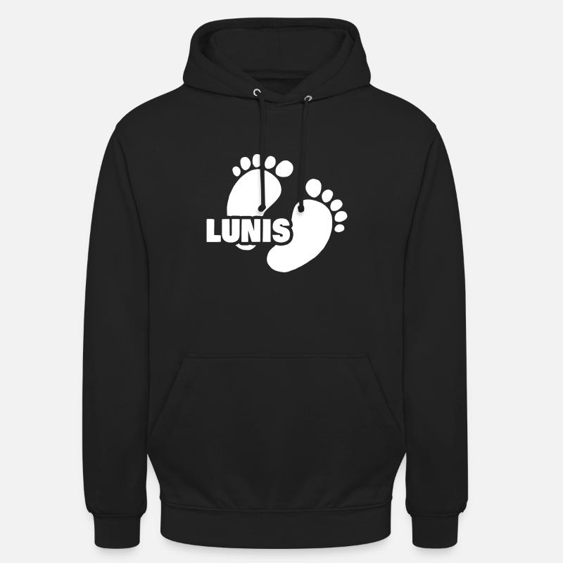 Naissance de Lunis - Sweat-shirt à capuche unisexe - noir
