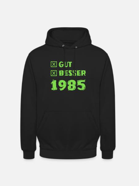 Year 1985 - Unisex Hoodie - black