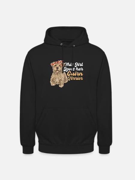 Cairn Terrier Dog - Unisex Hoodie - black