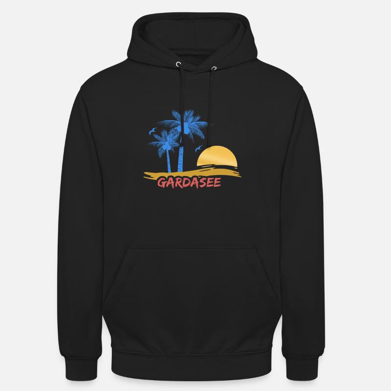 Gardasee - Unisex Hoodie - Schwarz