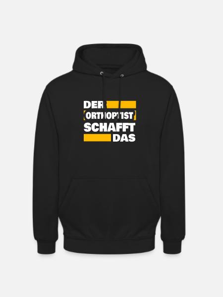 Orthoptist as work - Unisex Hoodie - black