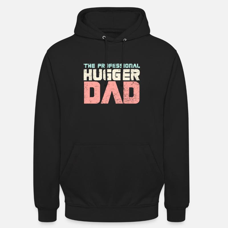 The Professional Hugger Dad - Unisex Hoodie - black