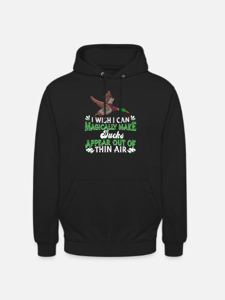 Canard - Sweat-shirt à capuche unisexe - noir