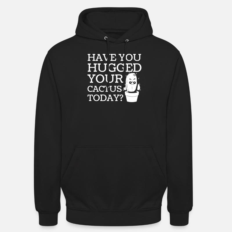 Cactus Garden Juteux - Sweat-shirt à capuche unisexe - noir