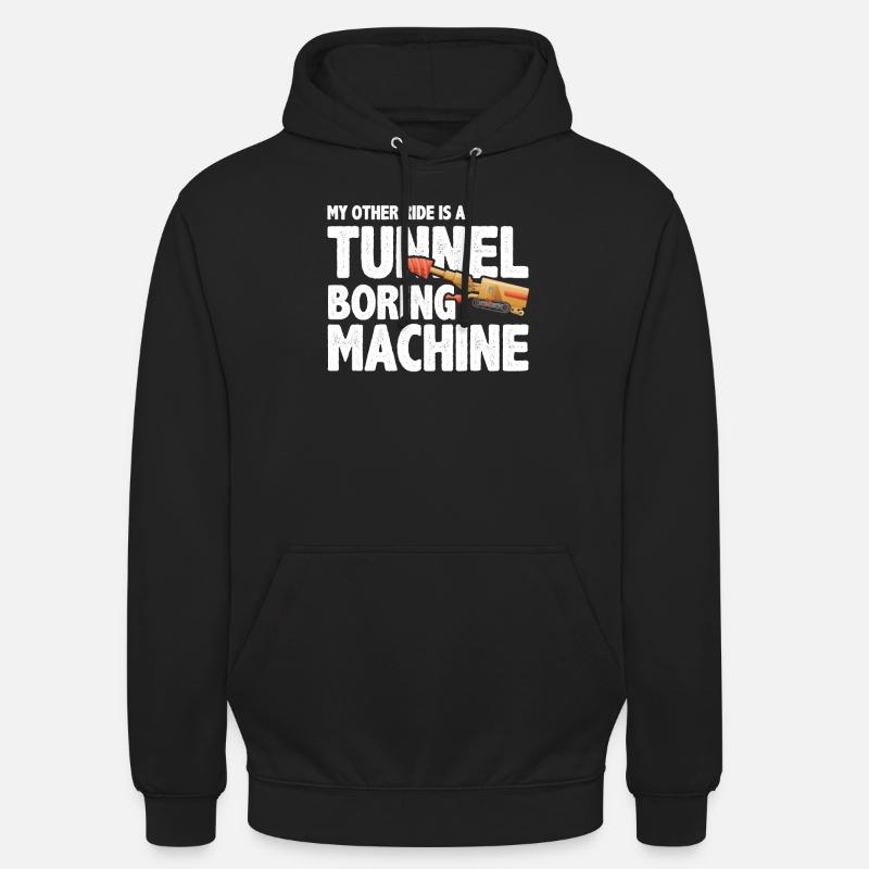 Engineer Tunnel Mining Engineer - Unisex Hoodie - black