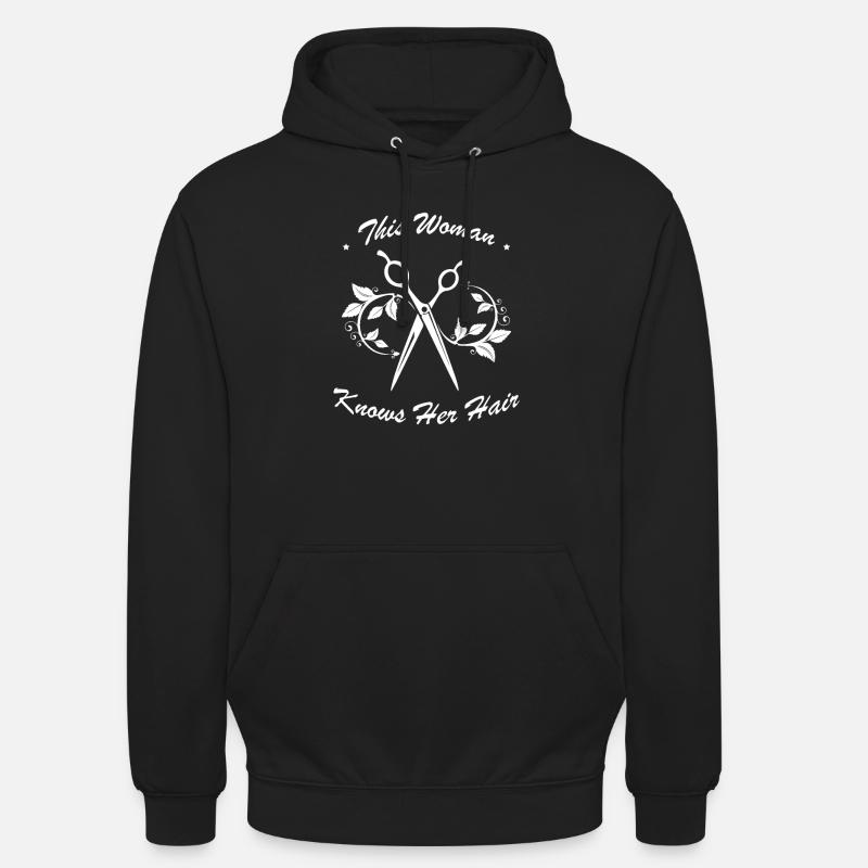 Coiffeur Coiffeur Coiffeur - Sweat-shirt à capuche unisexe - noir