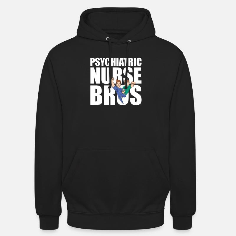 Infirmier - Sweat-shirt à capuche unisexe - noir