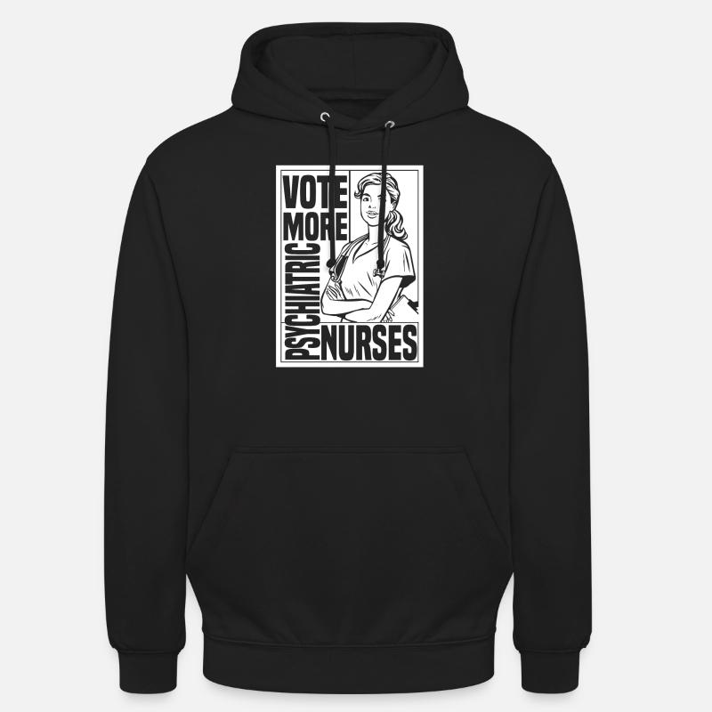 Infirmier - Sweat-shirt à capuche unisexe - noir