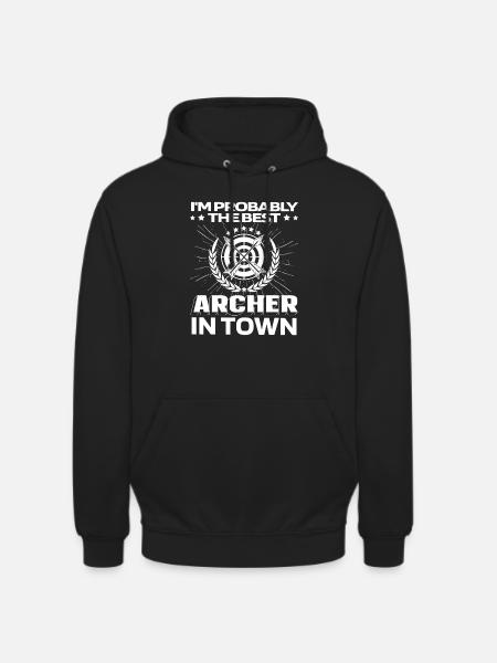 Archery Archery Archer Funny - Unisex Hoodie - black