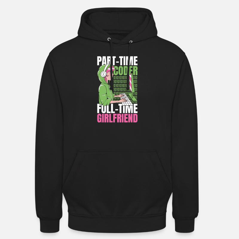 Entwickler Coder Programmierer Feste Freundin - Unisex Hoodie - Schwarz