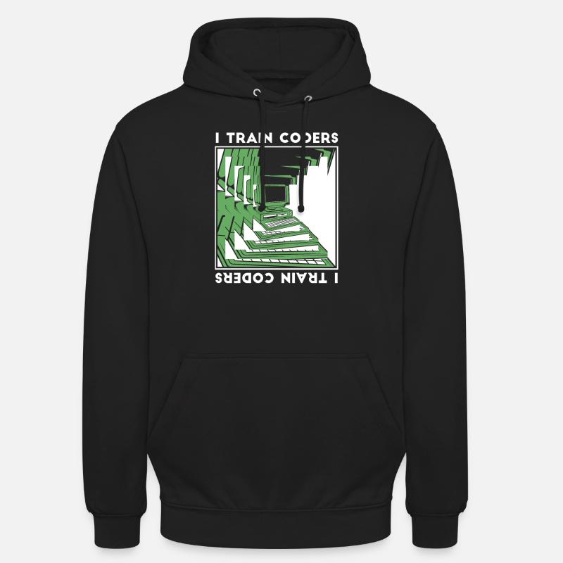 Développeur Codeur Programmeur Encodeur - Sweat-shirt à capuche unisexe - noir