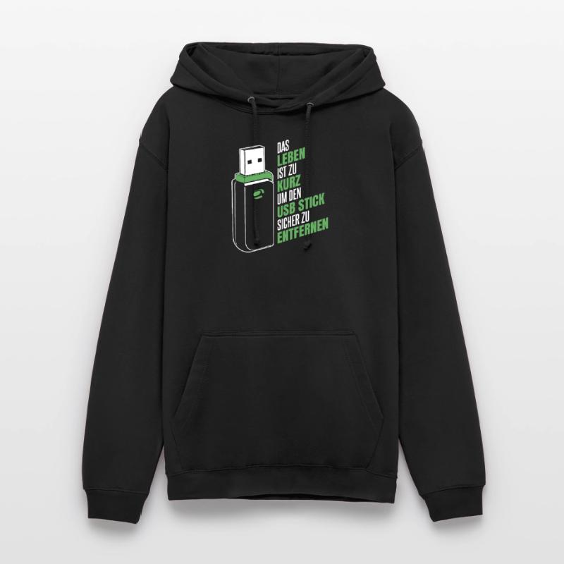Entwickler Coder Programmierer USB Unisex Hoodie