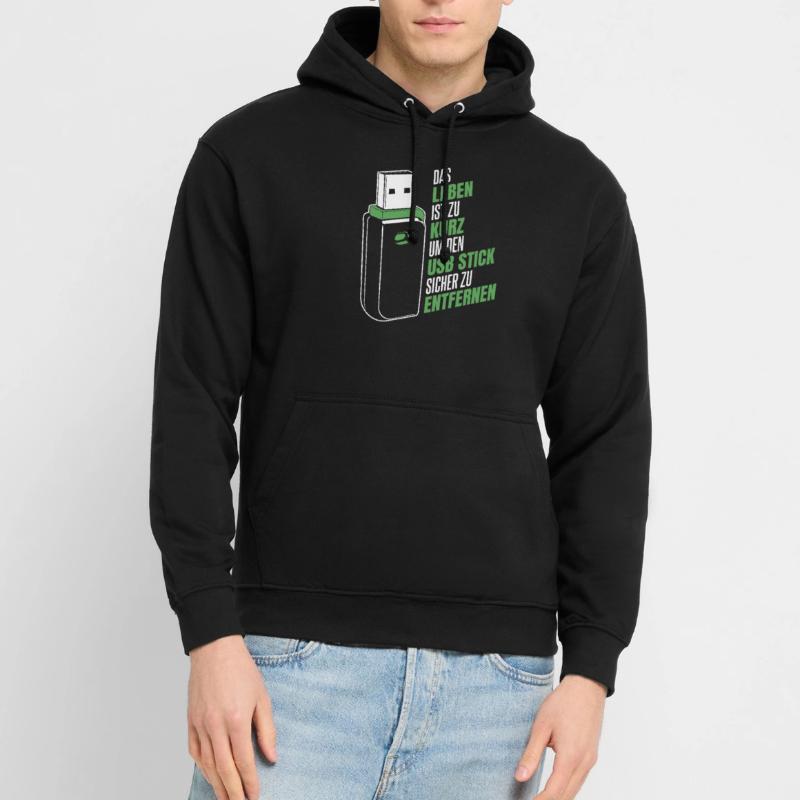 Entwickler Coder Programmierer USB Unisex Hoodie