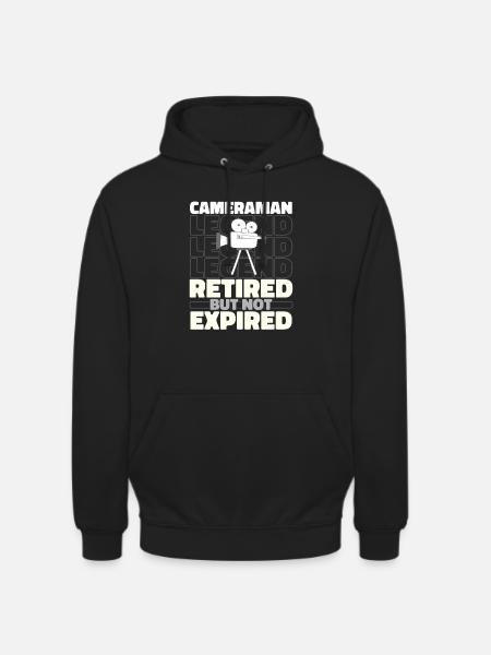 Retired cameraman - Unisex Hoodie - black